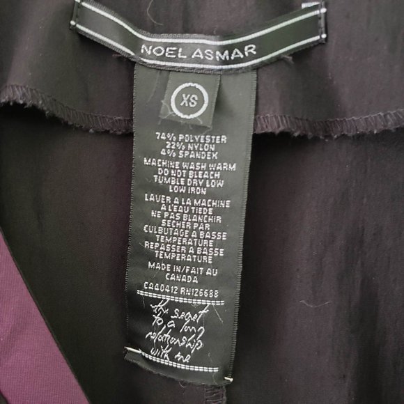 NOEL ASMAR - black and purple scrub tunic - Size XS - Picture 8 of 8